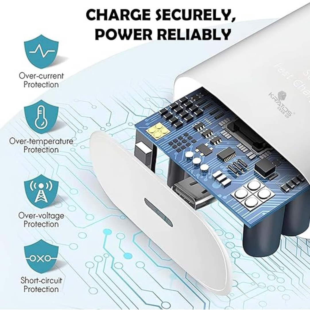 25W PD 6A Single Port Mobile Charger